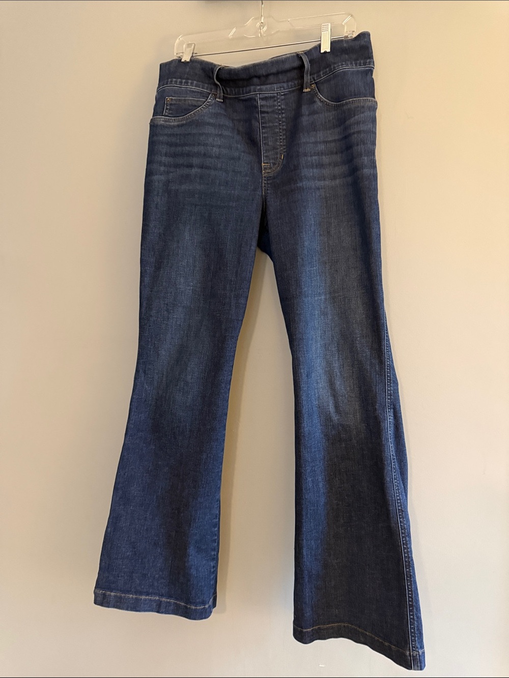 SPANX Classic Women’s Dark Blue Bootcut Jeans